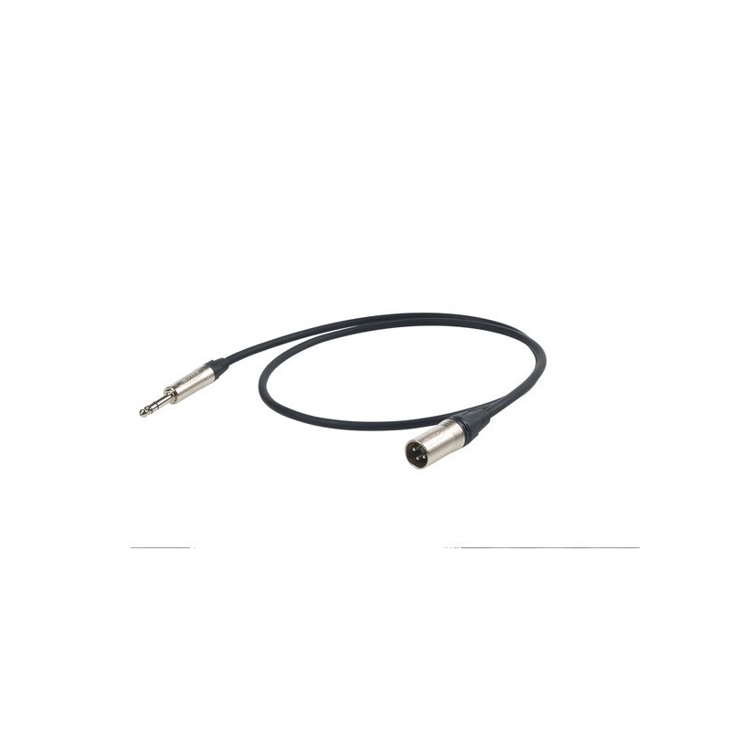 PROEL STAGE ESO240LU1 ESOTERIC Series kabel zbalansowany XLRm 3pin-Jack 6.3 stereo Neutrik, dł. 1m